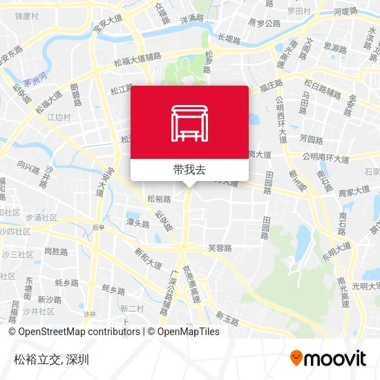 松裕立交地图