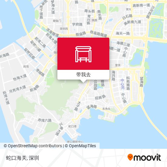 蛇口海关地图