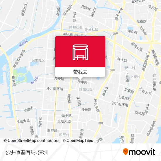 沙井京基百纳地图