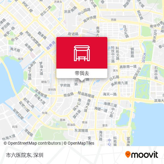 市六医院东地图