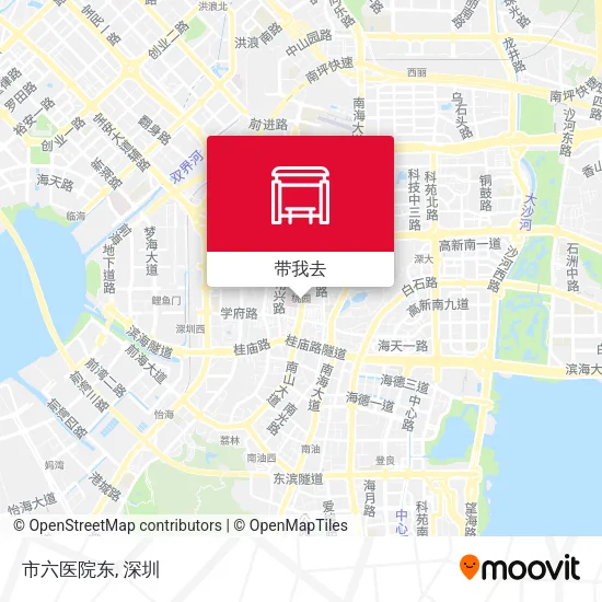 市六医院东地图