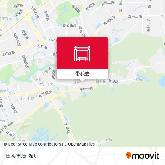 田头市场地图
