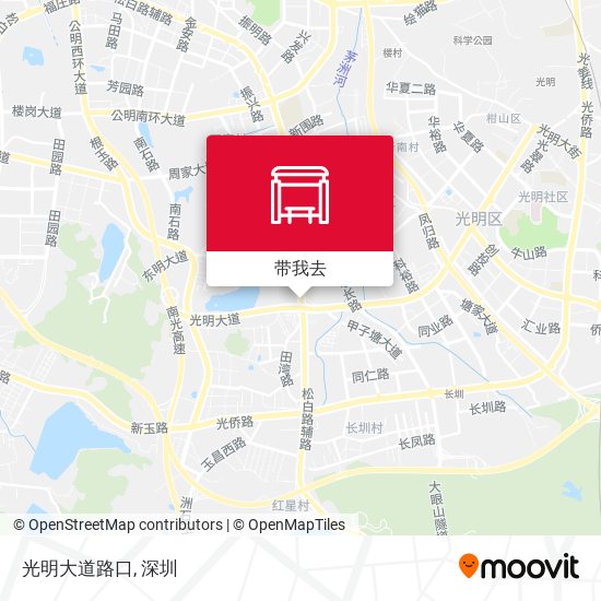 光明大道路口地图