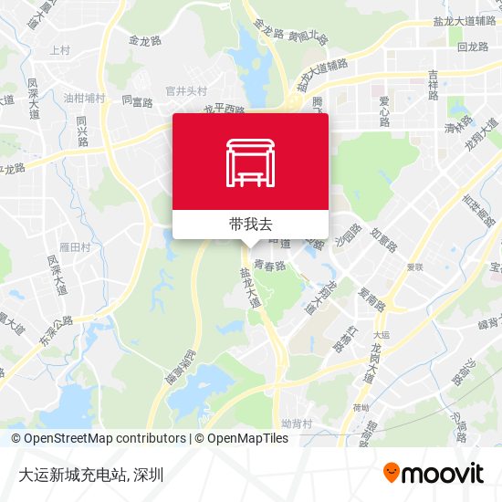 大运新城充电站地图