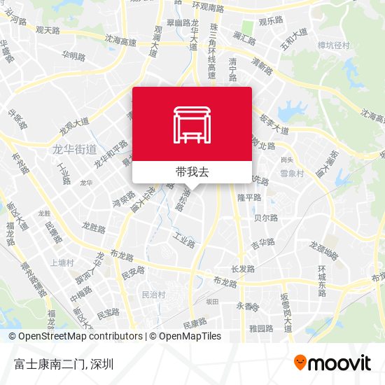 富士康南二门地图