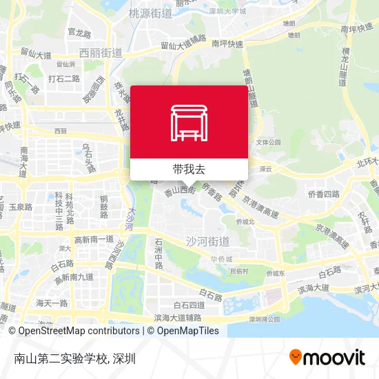 南山第二实验学校地图