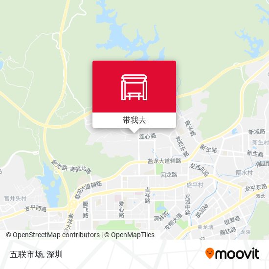 五联市场地图
