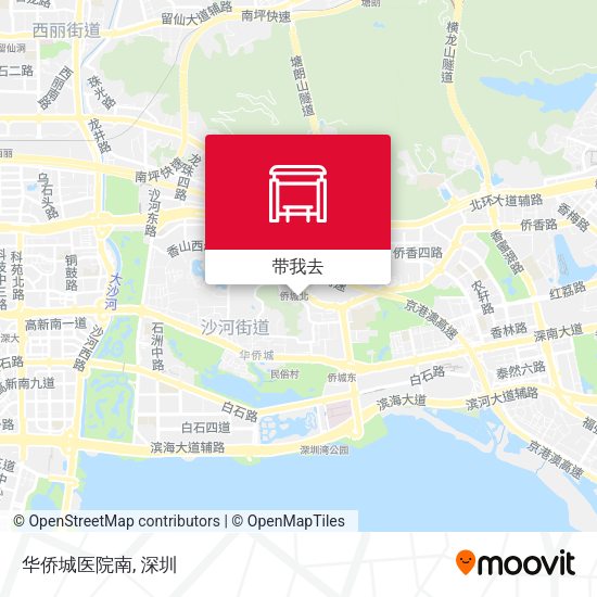 华侨城医院南地图