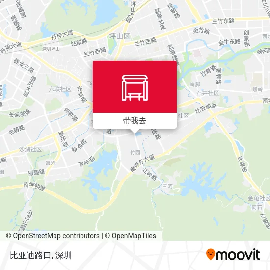 比亚迪路口地图