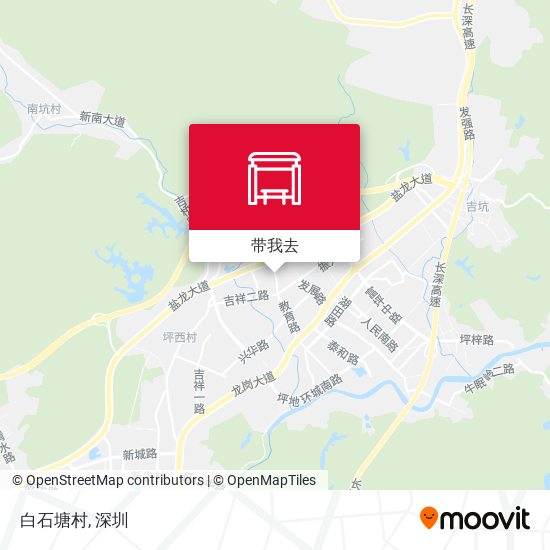 白石塘村地图