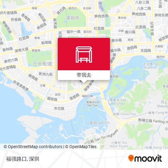 福强路口地图