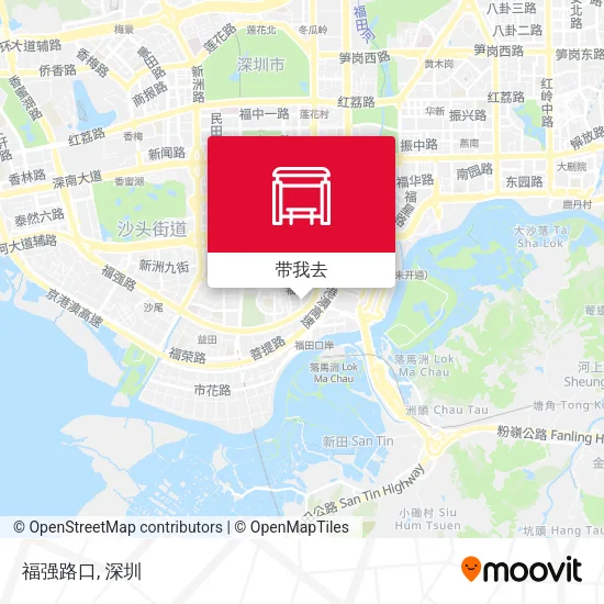 福强路口地图