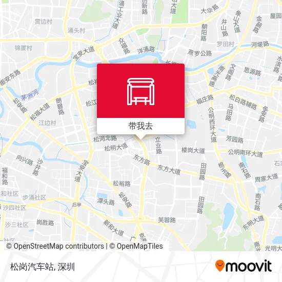 松岗汽车站地图