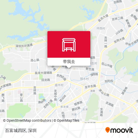 百富城四区地图