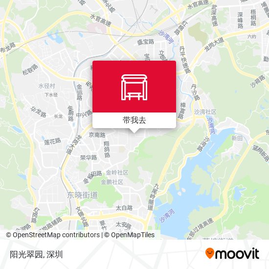 阳光翠园地图