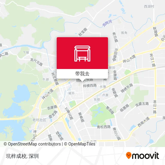 坑梓成校地图