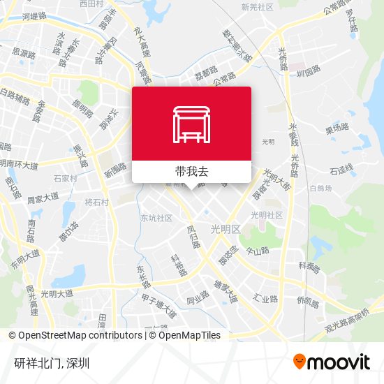 研祥北门地图