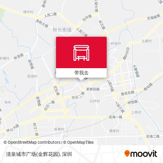 清泉城市广场(金辉花园)地图