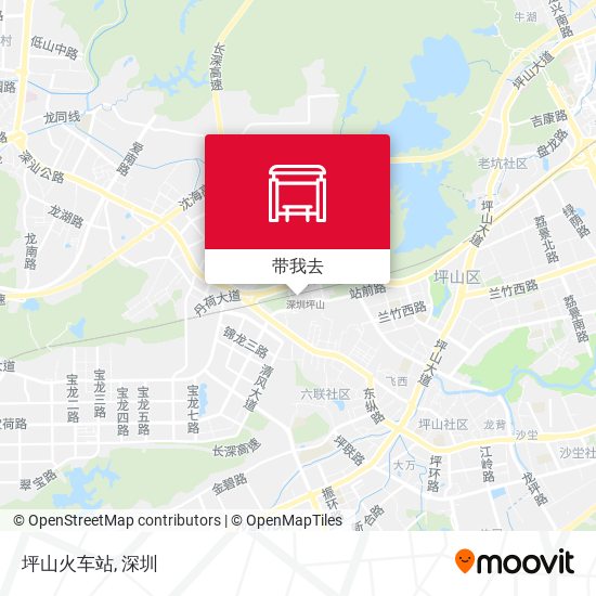 坪山火车站地图