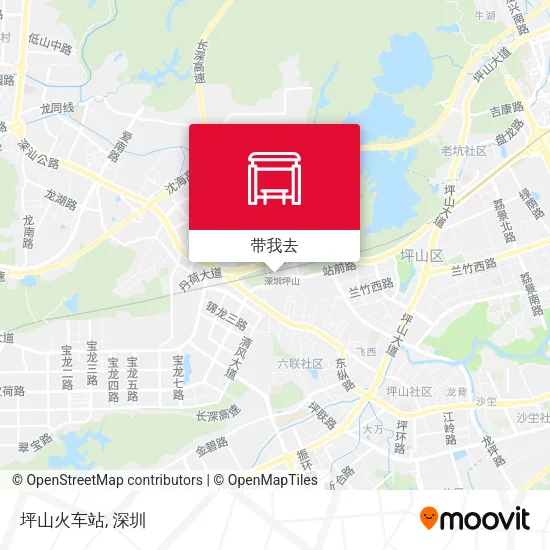 坪山火车站地图