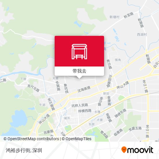 鸿裕步行街地图
