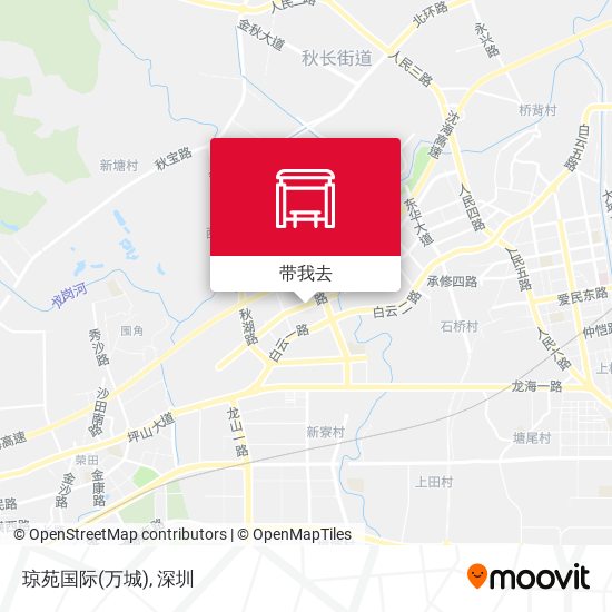 琼苑国际(万城)地图