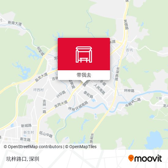 坑梓路口地图