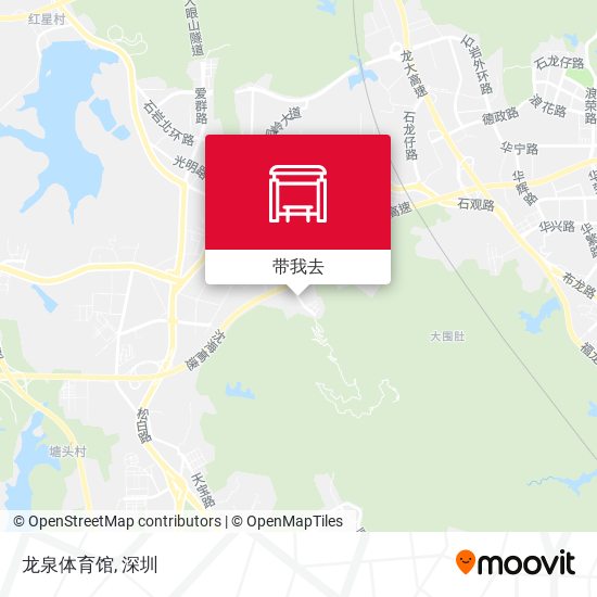 龙泉体育馆地图