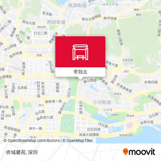侨城馨苑地图