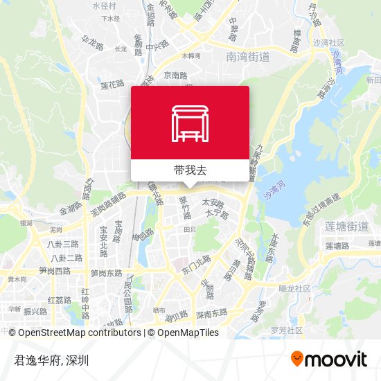 君逸华府地图