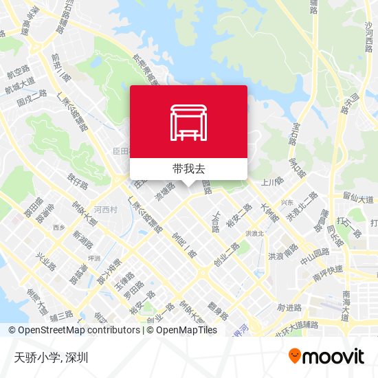 天骄小学地图