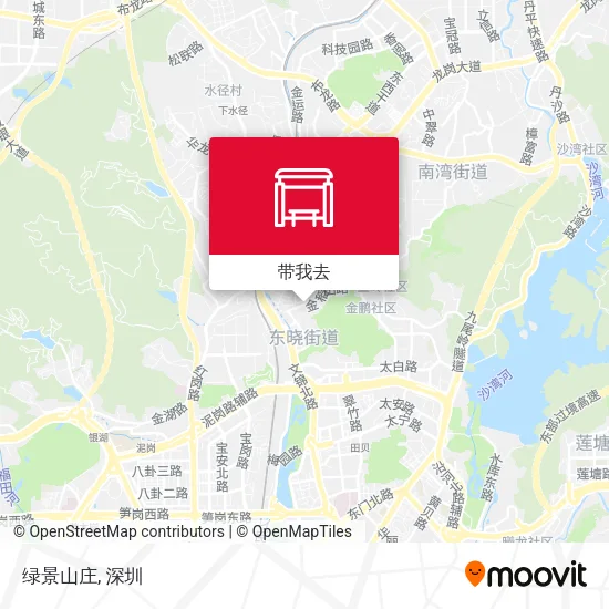 绿景山庄地图