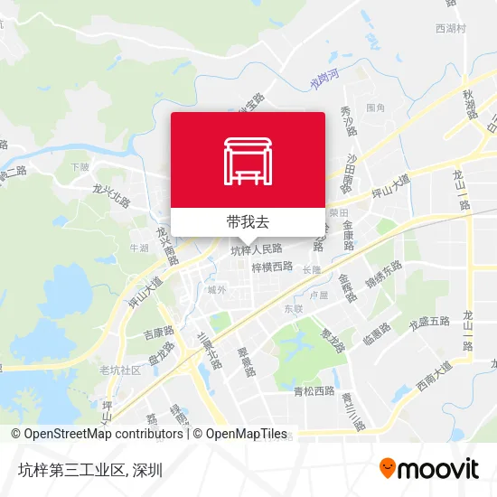 坑梓第三工业区地图