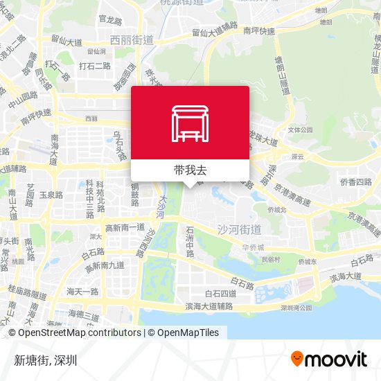 新塘街地图