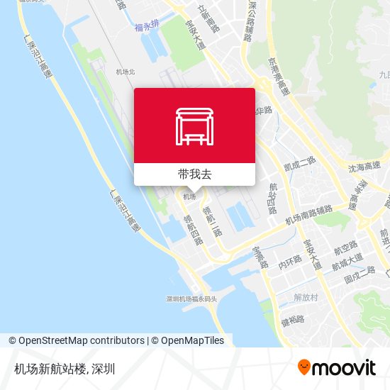 机场新航站楼地图