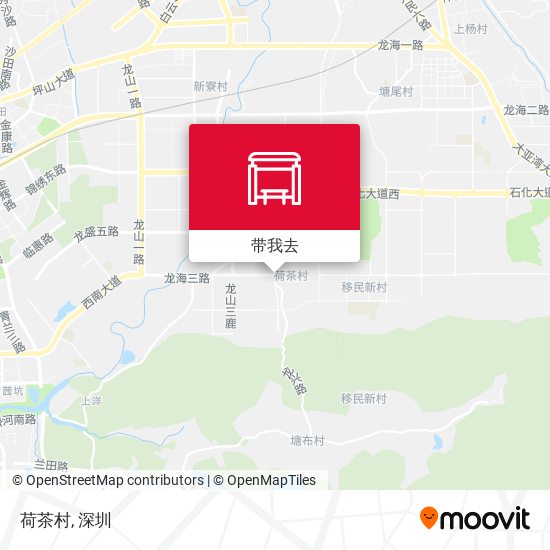 荷茶村地图
