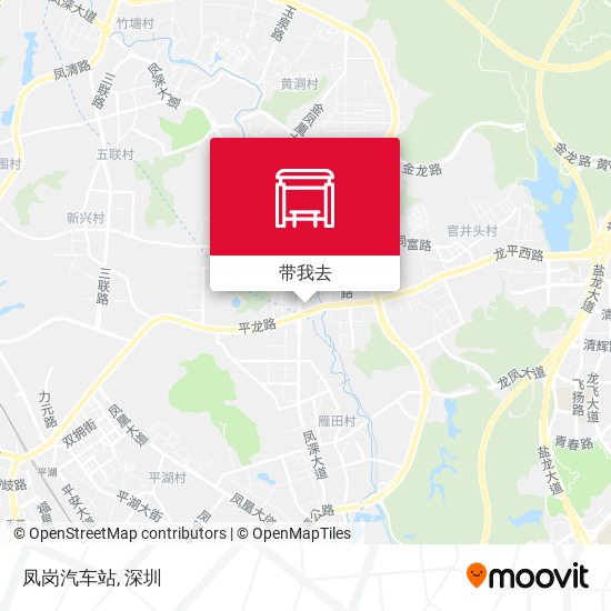 凤岗汽车站地图