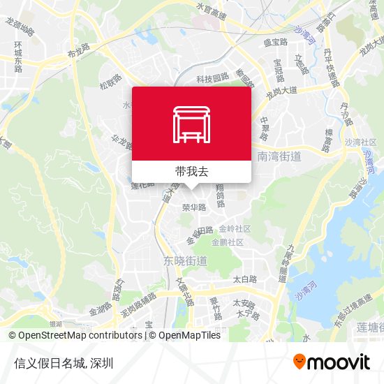 信义假日名城地图