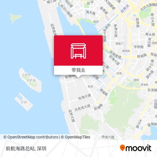 前航海路总站地图