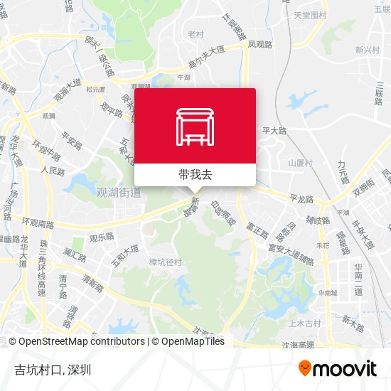 吉坑村口地图