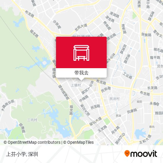 上芬小学地图