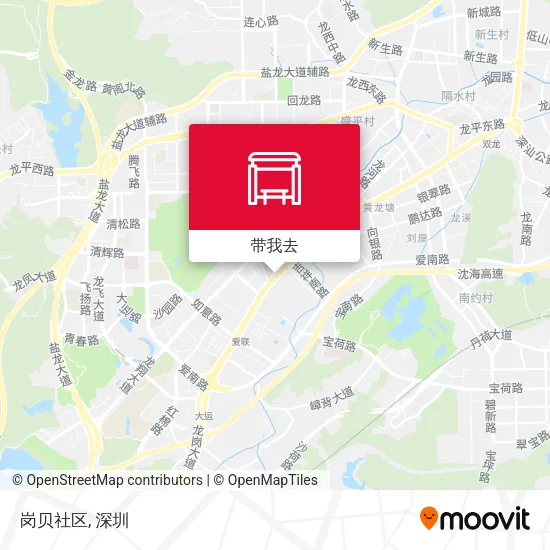 岗贝社区地图