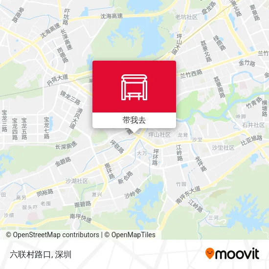 六联村路口地图