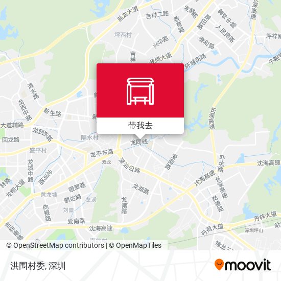 洪围村委地图