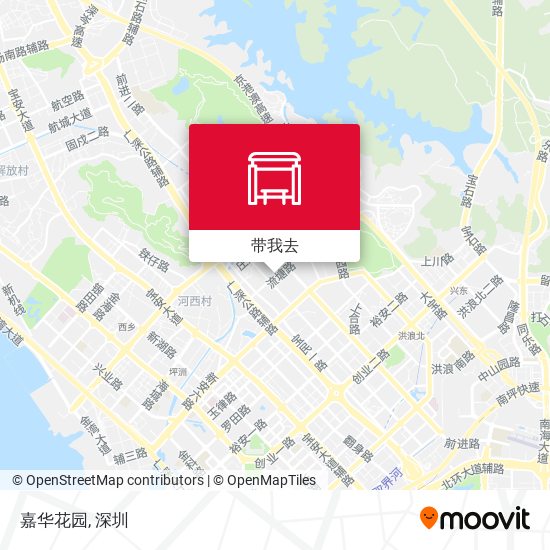 嘉华花园地图