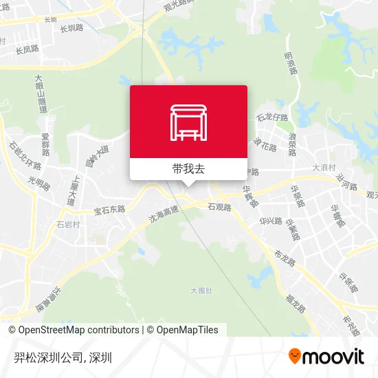 羿松深圳公司地图