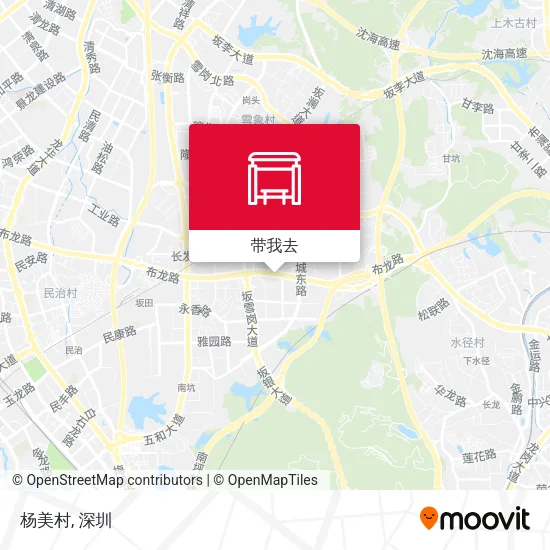 杨美村地图