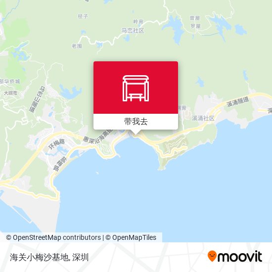 海关小梅沙基地地图