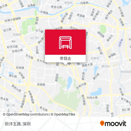 田洋五路地图