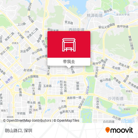 朗山路口地图